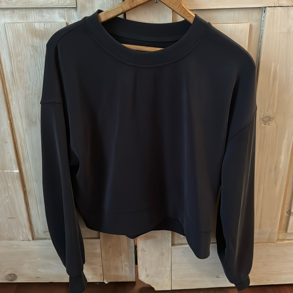 Lululemon cropped sweater - super soft - size medium